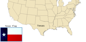 Texas map.